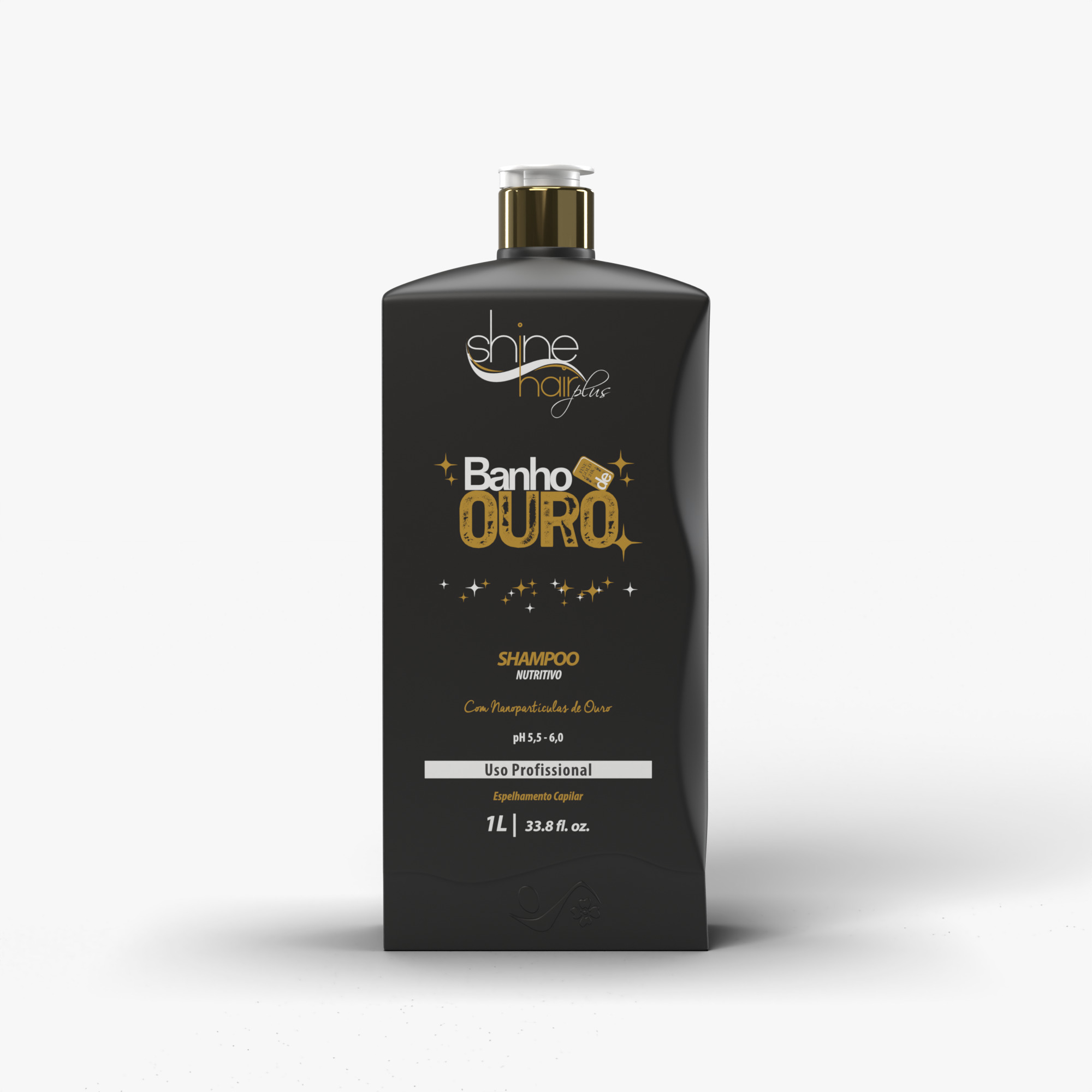 Shampoo Nutritivo Banho de Ouro 1L