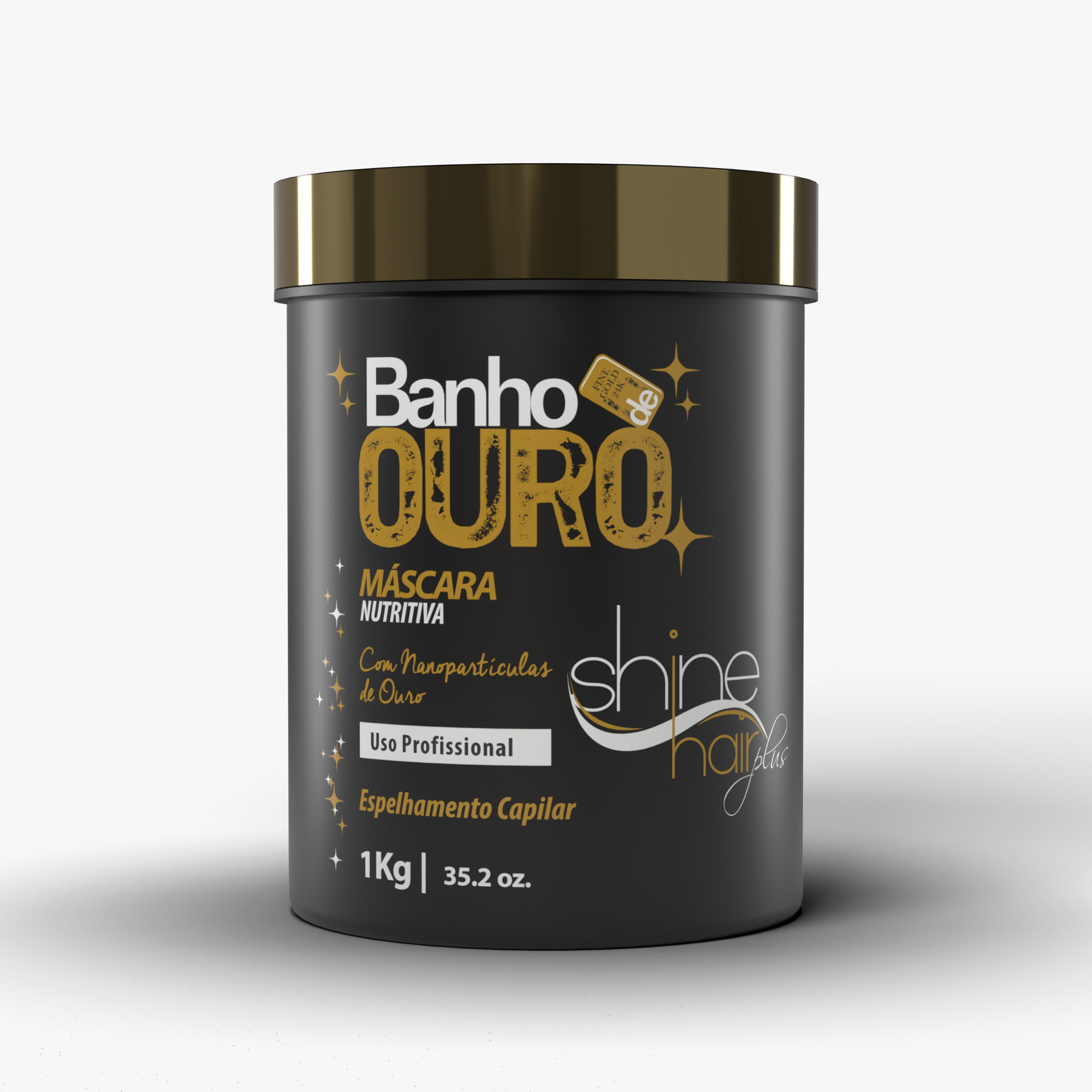 Máscara Nutritiva Banho de Ouro 1Kg
