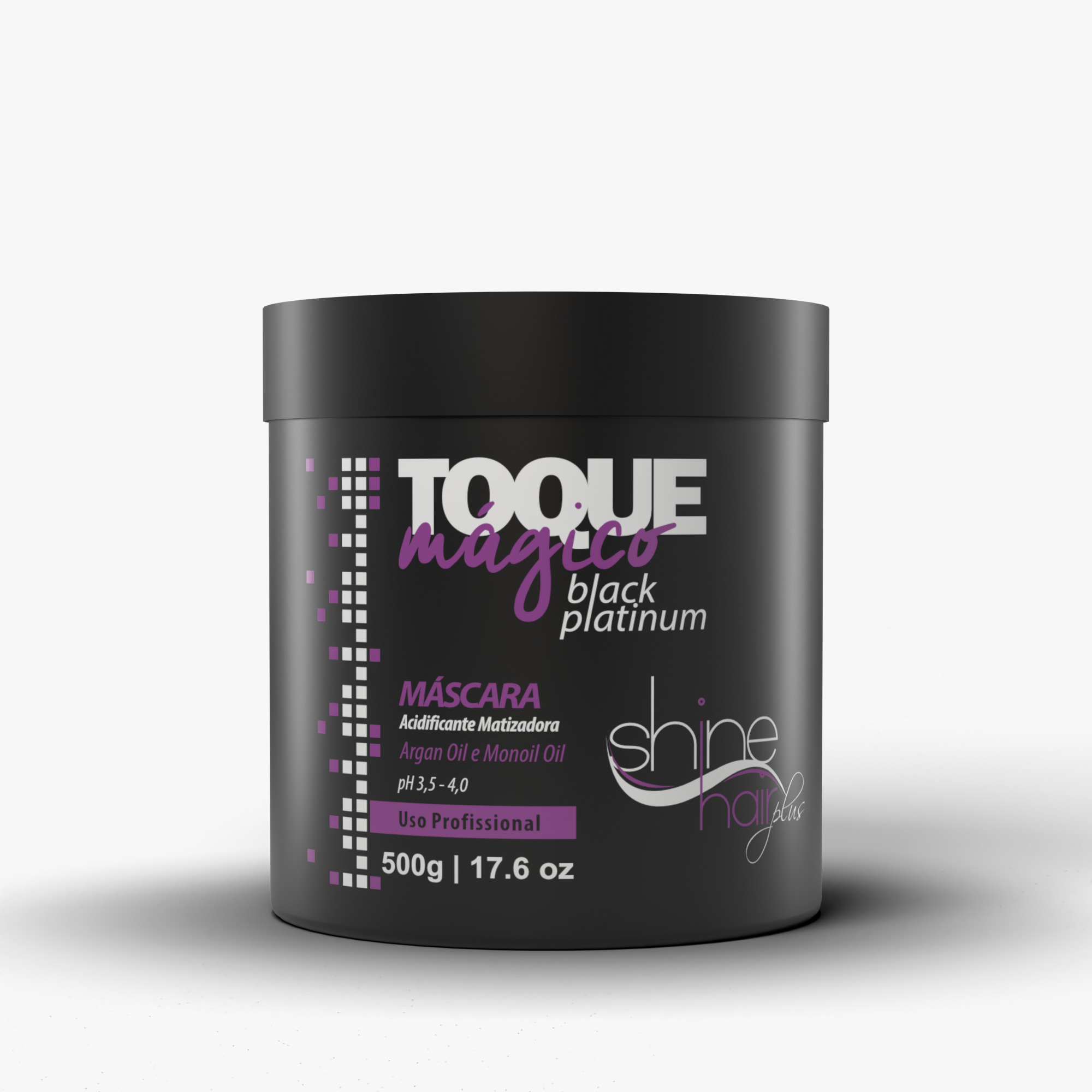 Máscara Toque Mágico Black Platinum 500gr