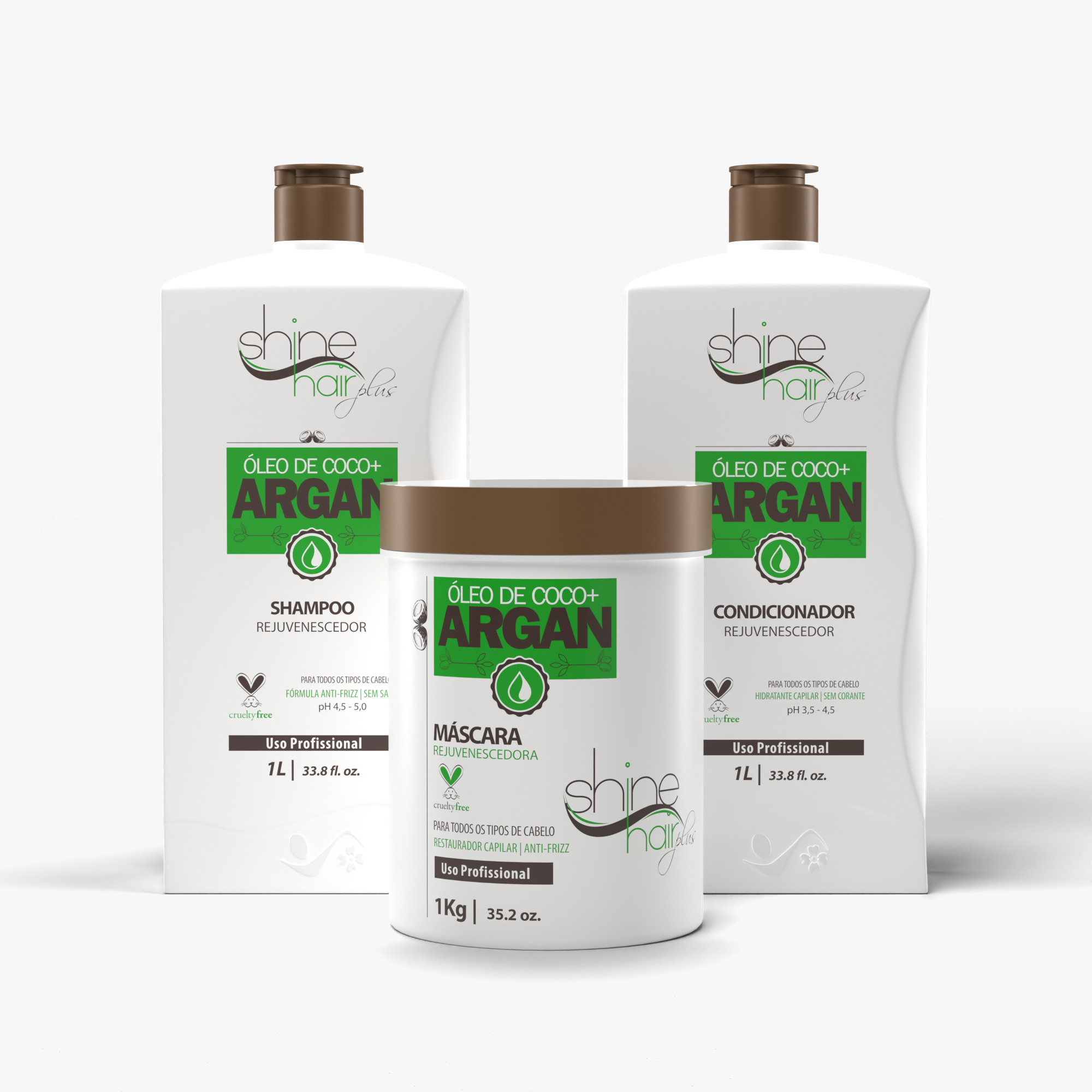 Kit Rejuvenecedor Oleo de Argan Profissional